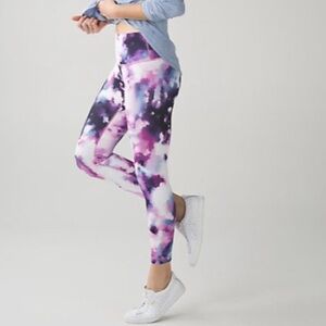 lululemon athletica Wunder Under Crop Ill Blooming Pixie Multi  25” Leggings